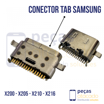 C-0072 CONECTOR DE CARGA SAMSUNG TAB A8 X200 - X205 | A9 PLUS - X210 - X216