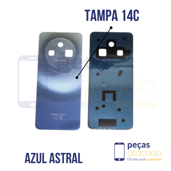 TAMPA TRASEIRA XIAOMI REDMI 14C AZUL ASTRAL