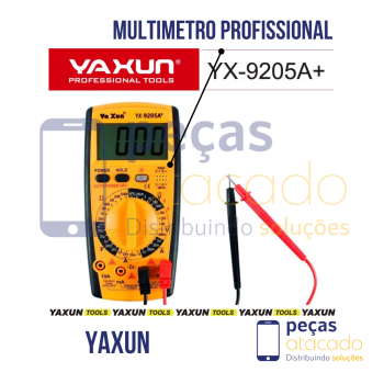 MULTÍMETRO DIGITAL PROFISSIONAL YAXUN YX9205A
