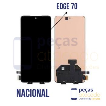 S-0336 FRONTAL MOTOROLA MOTO EDGE 70 5G PRETO SEM ARO AMOLED NACIONAL