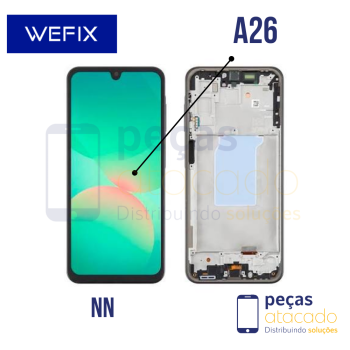 S-0745 FRONTAL SAMSUNG A26 (SM-A266) COM ARO NN INCELL