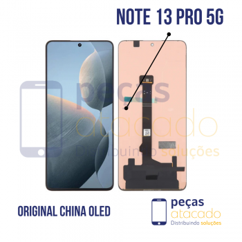 S-0932 FRONTAL XIAOMI NOTE 13 PRO 5G | POCO X6 (23122PCD1G) SEM ARO PRETO ORIGINAL CHINA OLED