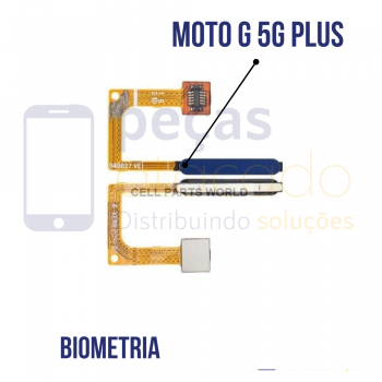 H-0052 FLEX BIOMETRIA MOTOROLA MOTO G 5G PLUS - AZUL ESCURO