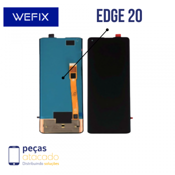 S-0683 FRONTAL MOTOROLA MOTO EDGE 20 | EDGE 20 PLUS | EDGE 20 PRO | EDGE 30 PRO XT2061-3 PRETO SEM ARO NACIONAL OLED