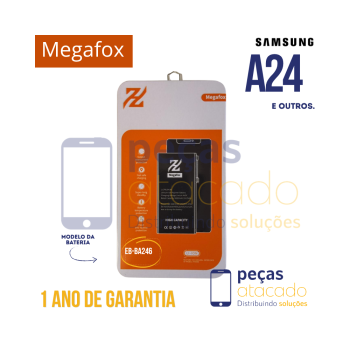 BA-0495 BATERIA MEGAFOX SAMSUNG A24 (EB-BA245ABY) (1 ANO DE GARANTIA)