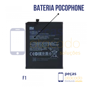 BA-0135 BATERIA 1 LINHA XIAOMI POCOPHONE F1 (BM4E)