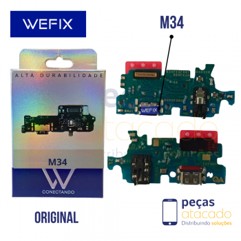 SUB PLACA DE CARGA SAMSUNG M34 WEFIX ORIGINAL