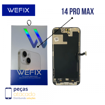 S-0956 FRONTAL IPHONE 14 PRO MAX SOFT IC 120RZ WEFIX OLED (NAO PRECISA TROCAR EPROM)