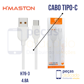CABO H MASTON USB PARA TIPO C  4.8A ( H76-3)