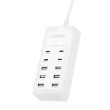 FONTE DE ALIMENTAÇÃO COIBEU (4 TIPOC E 6 USB) (WKC-6U4C)