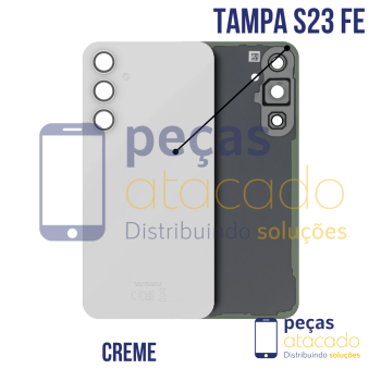 TAMPA TRASEIRA SAMSUNG S23 FE CREME