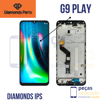 S-1041 FRONTAL MOTOROLA MOTO G9 PLAY (XT-2083) | E7 PLUS (XT-2081) COM ARO DIAMONDS IPS