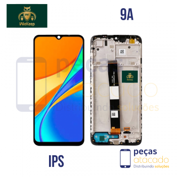 S-0288 FRONTAL XIAOMI REDMI 9A (CX298AZU) 9C (CX299CIN) 9i (M2006C3LII) COM ARO WE KEEP IPS