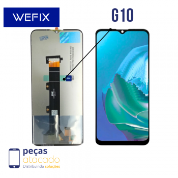 S-0771 FRONTAL MOTOROLA MOTO G10 (XT-2127) G30 (XT-2129) SEM ARO WEFIX IPS