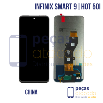 S-1228 FRONTAL INFINIX SMART 9 | HOT 50I | HOT 50 PRETO SEM ARO ORIGINAL CHINA IPS