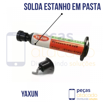 SOLDA ESTANHO EM PASTA SERINGA 328 YAXUN (YX328)