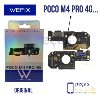 SUB PLACA DE CARGA XIAOMI POCO M4 PRO 4G (21091116AG) | M4 (22041219PG) | NOTE 11 4G (2201117TG) | NOTE 11S (2201117SG) | NOTE 12 4G (23021RAAEG) WEFIX ORIGINAL