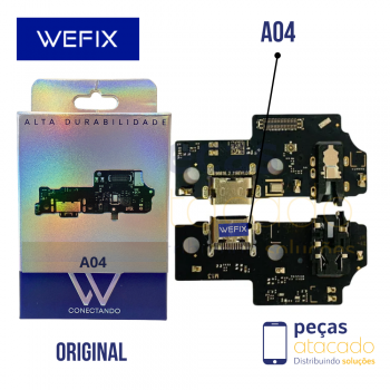 SUB PLACA DE CARGA SAMSUNG A04 WEFIX ORIGINAL