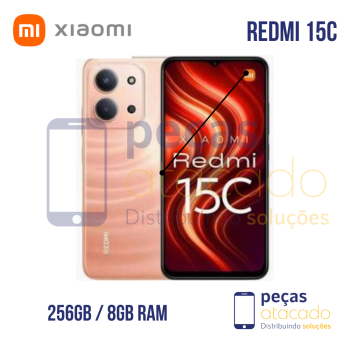CELULAR XIAOMI REDMI 15C MINT ORANGE 8GB RAM 256GB ROM