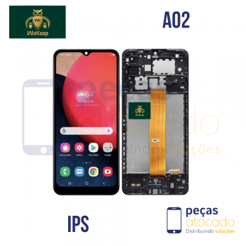 S-0400 FRONTAL SAMSUNG A02 (SM-A125) COM ARO WE KEEP IPS