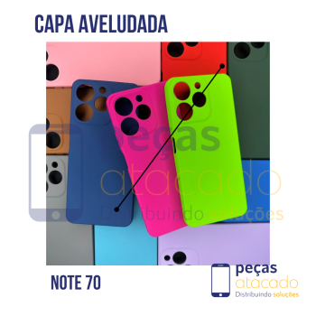 CAPA AVELUDADA REALME NOTE 70