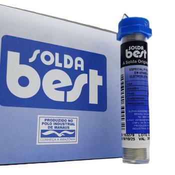 SOLDA ESTANHO TUBO 25G BEST 1mm