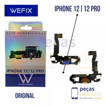 FLEX CONECTOR DE CARGA IPHONE 12 PRO / IPHONE 12 WEFIX ORIGINAL
