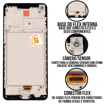 FRONTAL SAMSUNG A21S C/ARO (IMPORTADA)