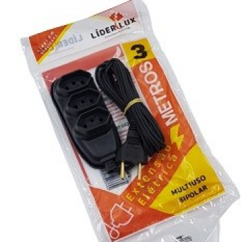 EXTENSAO ELETRICA LIDER LUX 3M
