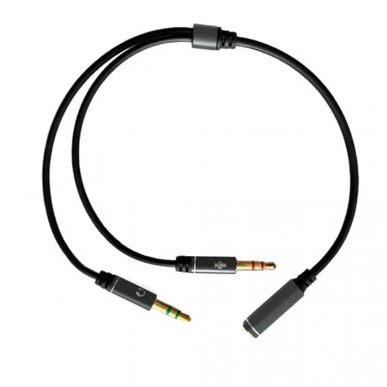 Adaptador divisor P2 3P2 x 3P2 3 traços IT.Blue MAX-0302F - PENA VERDE SHOP