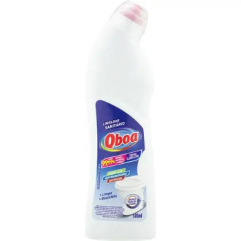Desinfetante Limpador sanitario Qboa 500ml cloro ativo