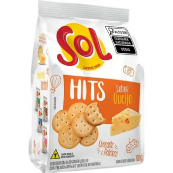 Sol Hits 80g biscoito Queijo