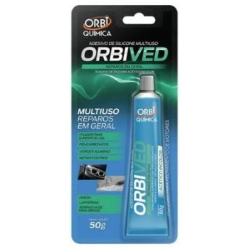 Silicone adesivo multiuso acetico Orbi 50g