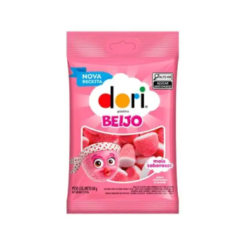 Balas Dori beijo 13g morango