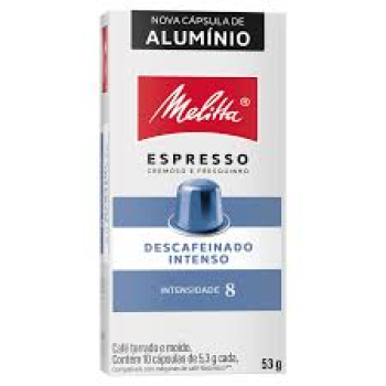 Café Melitta capsula Descafeinado Intensidade 8