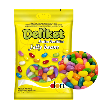 Balas Deliket 16g jelly beans sortidas