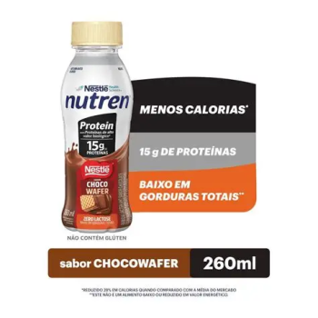 Nutren 260ml Choco Wafer 15g proteina zero Lactose