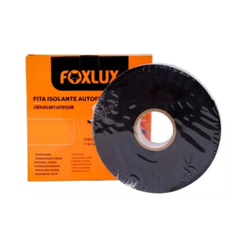 Fita isolante 19mm 100cm autofusão Foxlux