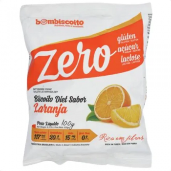 Biscoito Zero  Laranja 100g bombiscoito