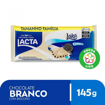 Lacta Chocolate Laka Oreo 145g Tamanho Familia