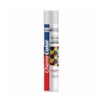 Tinta branco spray 250ml Chemicolor fosco