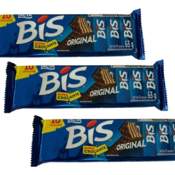 BIS original Lacta 10 unidades 63g