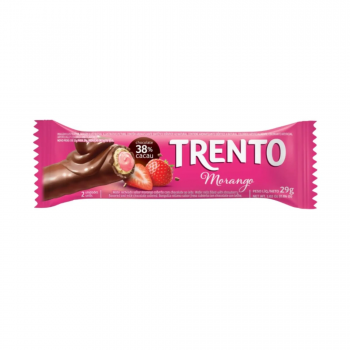 Wafer Trento Morango 29g 38% cacau