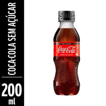 Refrigerante Coca-Cola 200ml PET zero açúcar