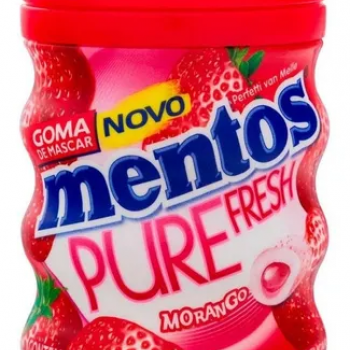 Goma mascar Mentos Pure Fresh morango 28un