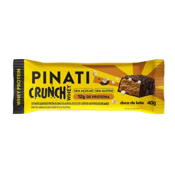 Barra Pinati 12g proteina 40g sem acucar Doce de Leite