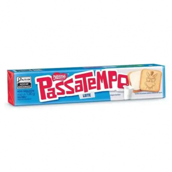 Biscoito Passatempo 130g leite recheado
