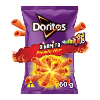 Salgadinho de milho Doritos 60g Flamin Hot Dinamita