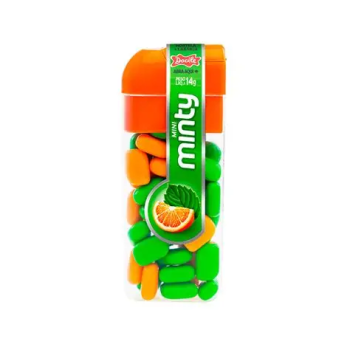 Goma mascar Mini Minty 14g Hortelã Docile