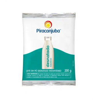 Leite em Pó desnatado 200g Piracanjuba